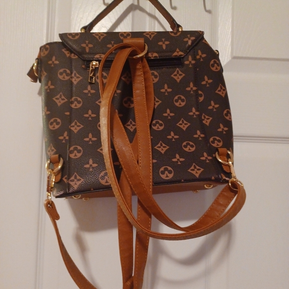 > Monogram Brown and Orange Backpack main image 7